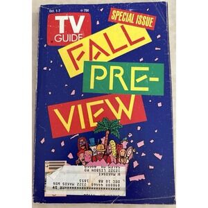 TV Guide Magazine October 1-7, 1988 Fall Preview #1853 Ohio/PA Edition, Ads Pics